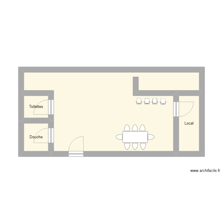 tc house. Plan de 0 pièce et 0 m2