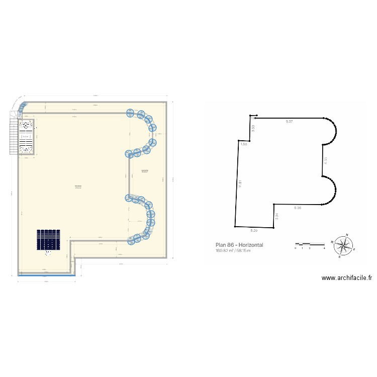 villa maryline   ouemo. Plan de 0 pièce et 0 m2