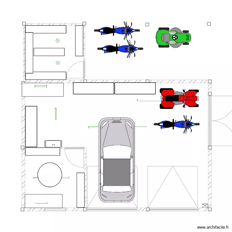 garage1. Plan de 