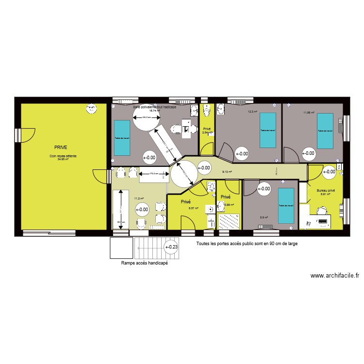 Maison du bien être 1 . Plan de 0 pièce et 0 m2