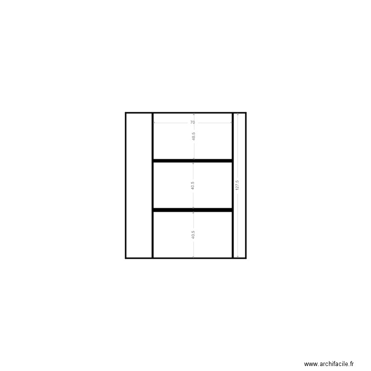 sèvres placard wc. Plan de 0 pièce et 0 m2