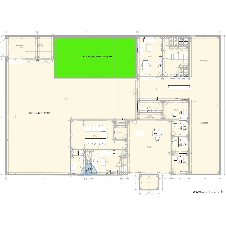PPL. Plan de 0 pièce et 0 m2
