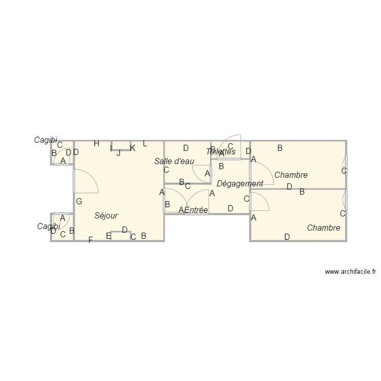 Croquis RICHARD. Plan de 0 pièce et 0 m2