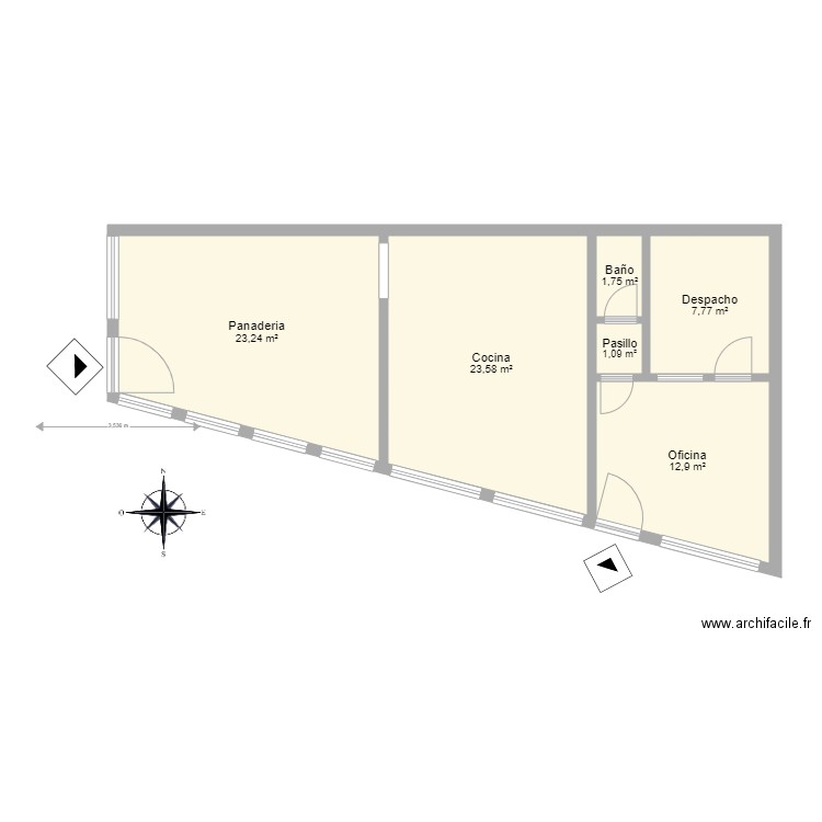 Dos locales comerciales av de Bonanza. Plan de 0 pièce et 0 m2