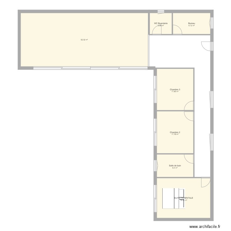 maison conteneur. Plan de 0 pièce et 0 m2