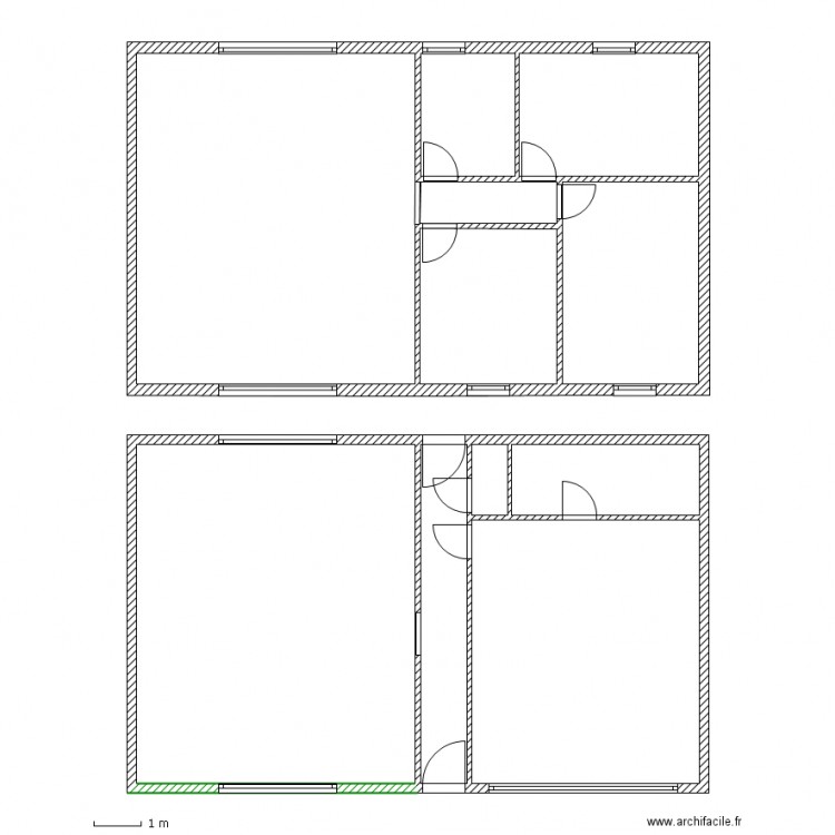 plan vierge. Plan de 0 pièce et 0 m2