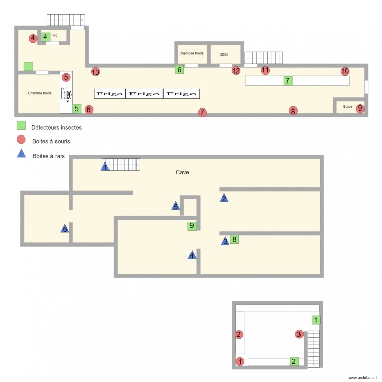 African Way. Plan de 5 pièces et 223 m2