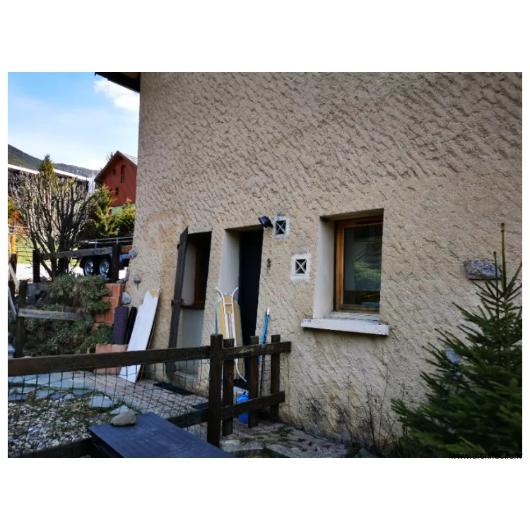 FACE OUEST AVANT TRAVAUX. Plan de 