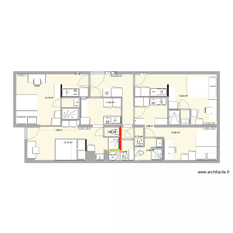 ST HERBLAIN MAYENNE V3. Plan de 