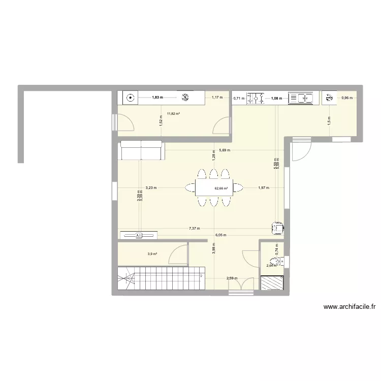 Plan Besseges. Plan de 