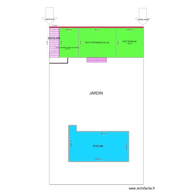 38 MONTEE DES SOLDATS. Plan de 4  et 78 m²