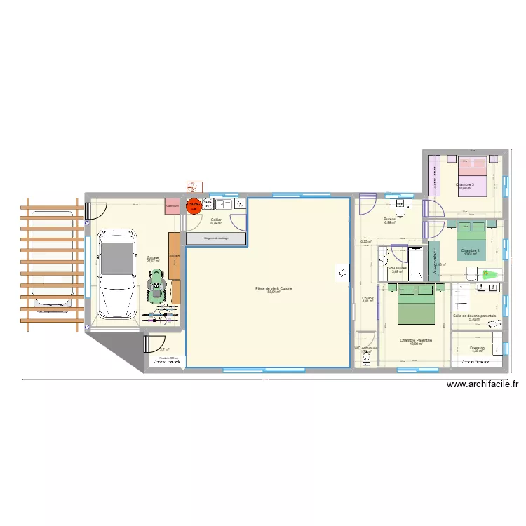 Maison_Ploubezre_V3. Plan de 