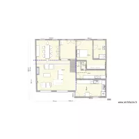 rdc jf2+ANNIE 177 m2 en L2 porte d'entr&eacute;e decal&eacute;e