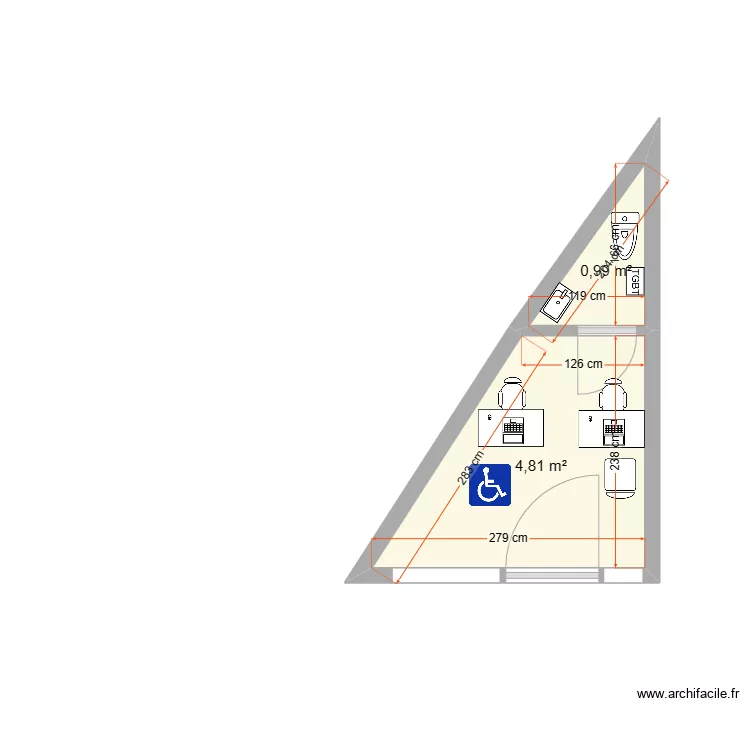 cabinet immobililier le patoux amenagement 2. Plan de 