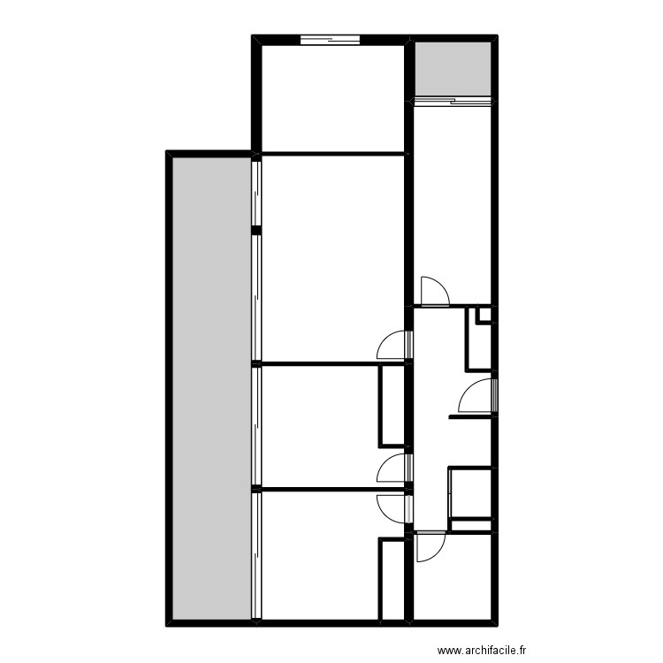 SALOMONE. Plan de 15 pièces et 101 m2