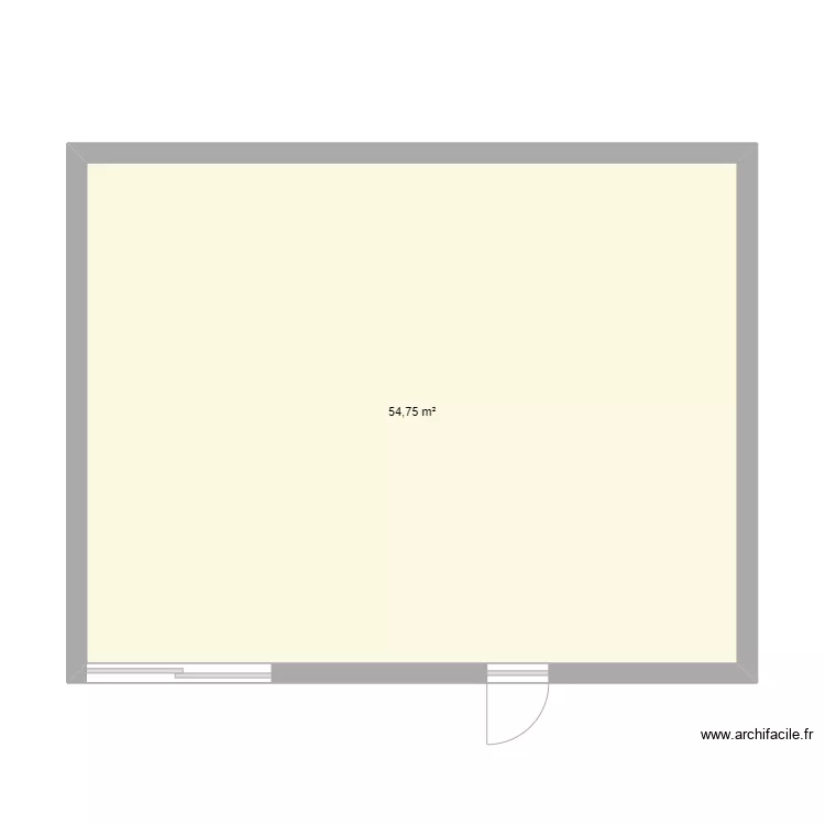 nathan daly. Plan de 1  et 55 m²