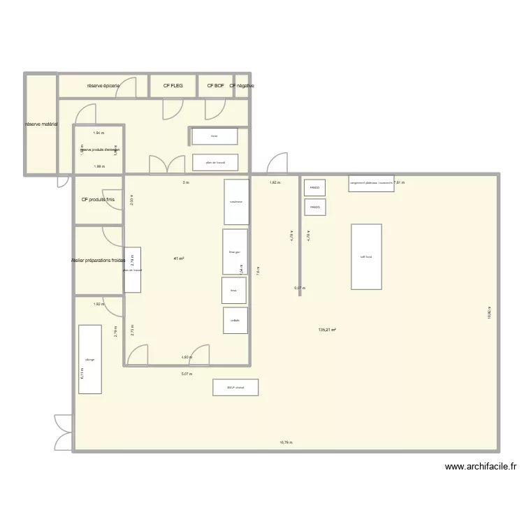 plan cuisine cassis. Plan de 10  et 215 m²