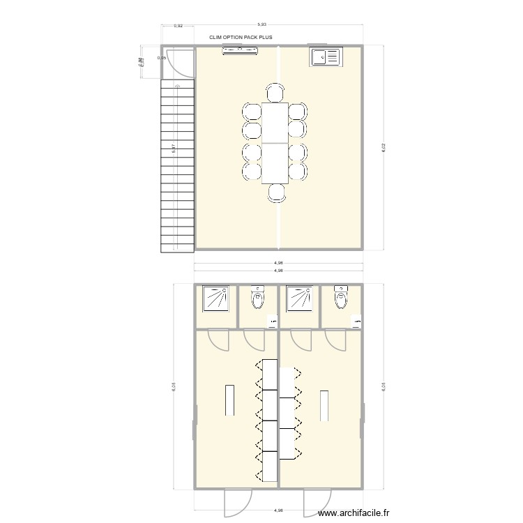 EGCS CHANTIER BOURGOIN / POLICE. Plan de 0 pièce et 0 m2