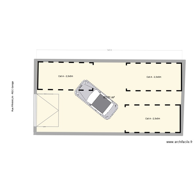 FRANKLIN 19092025. Plan de 61 pièces et 494 m2