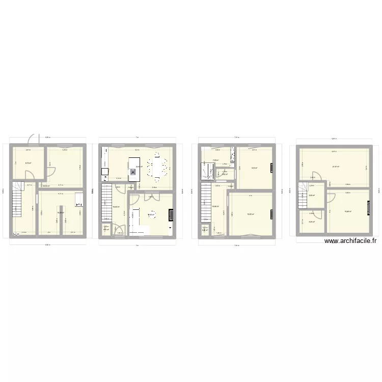 RDC. Plan de 17 pièces et 196 m² RDC. Plan de 17 pièces et 196 m²