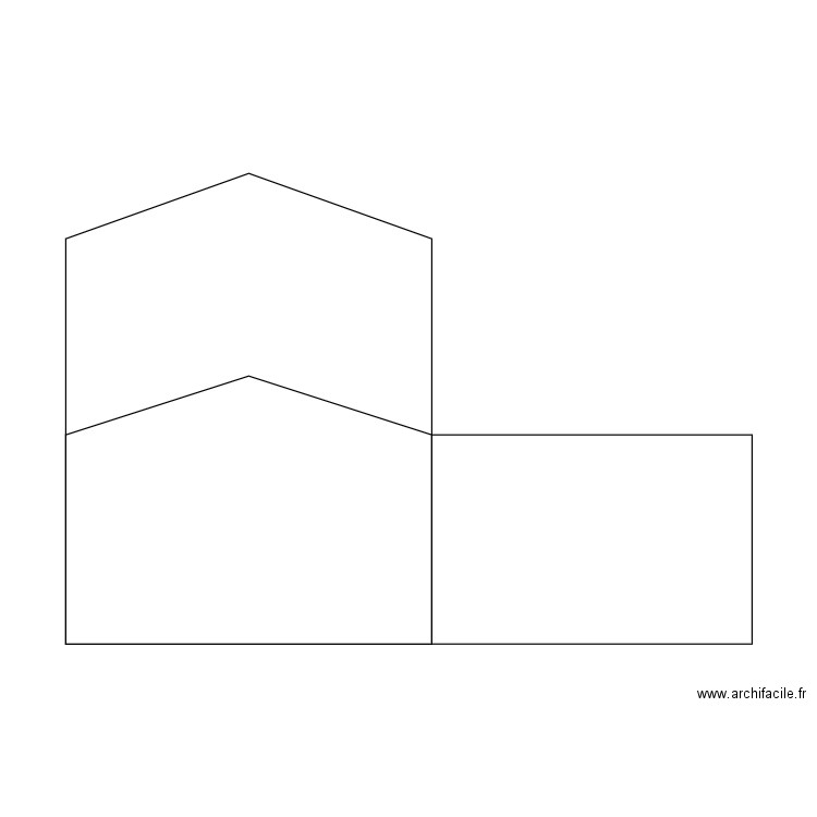 Façade Est. Plan de 0 pièce et 0 m2