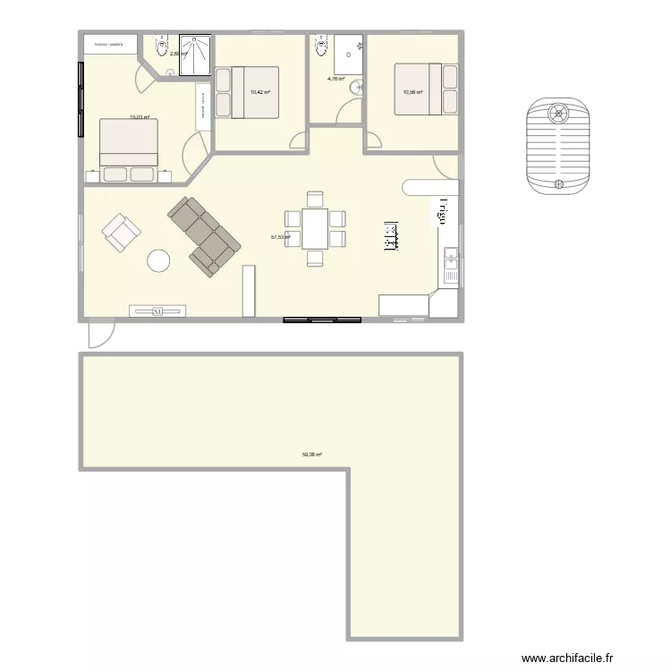 maison 2026. Plan de 7 Pièces et 160 m² maison 2026. Plan de 7 Pièces et 160 m²