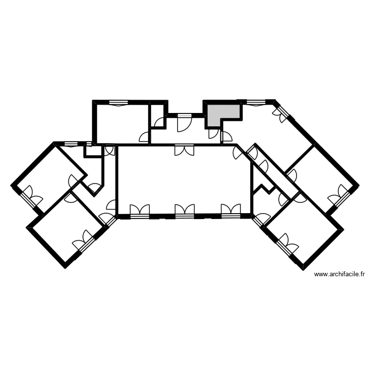 FERRARIS. Plan de 16  et 169 m²