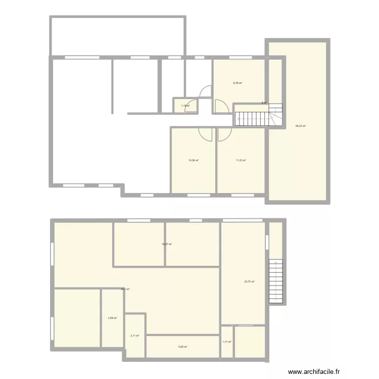 LEZZI. Plan de 13 Pièces et 166 m² LEZZI. Plan de 13 Pièces et 166 m²