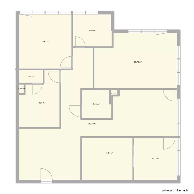 domus medica bertrand descours apres travux. Plan de 