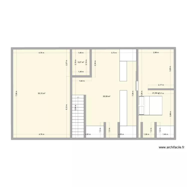 &Eacute;tage. Plan de 