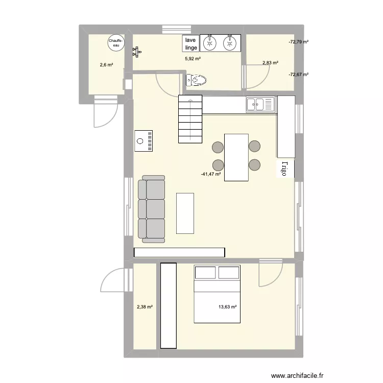 maison lion d'or. Plan de 8 et 60 m² maison lion d'or. Plan de 8 et 60 m²