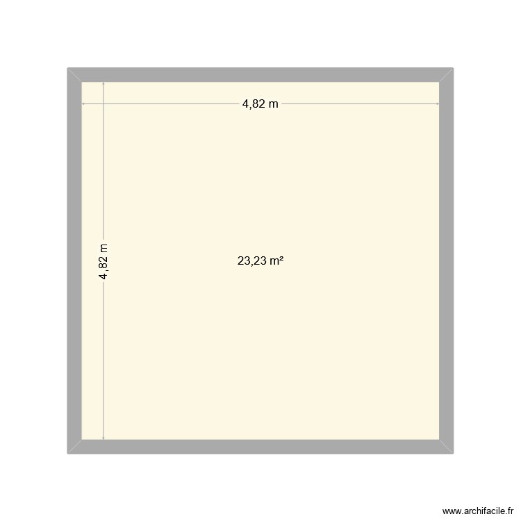 Plan appart C&eacute;cile. Plan de 0 pièce et 0 m2