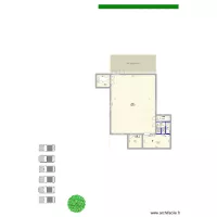 salle r&eacute;p&eacute;tition  vers avril 25 avec studio bis autre dispositions