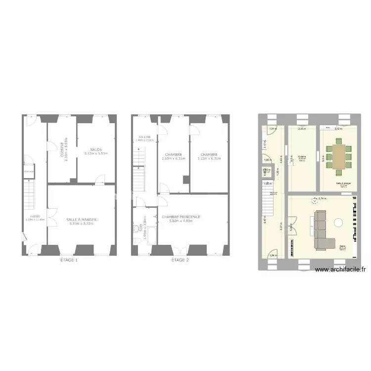 Myriam. Plan de 10 et 162 m² Myriam. Plan de 10 et 162 m²