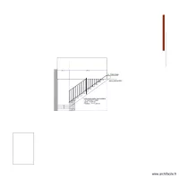 escalier profil avec rampe