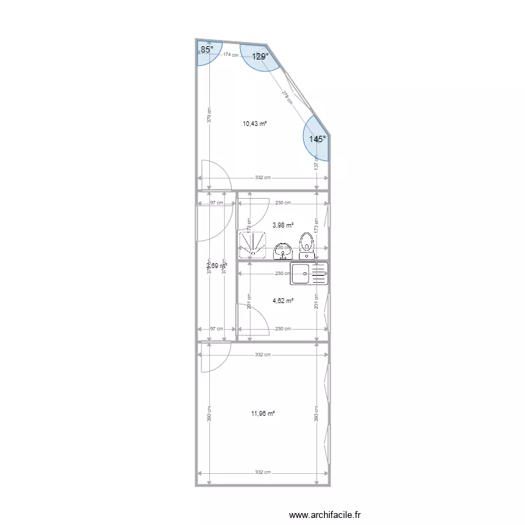 2 VH 4&egrave;. Plan de 