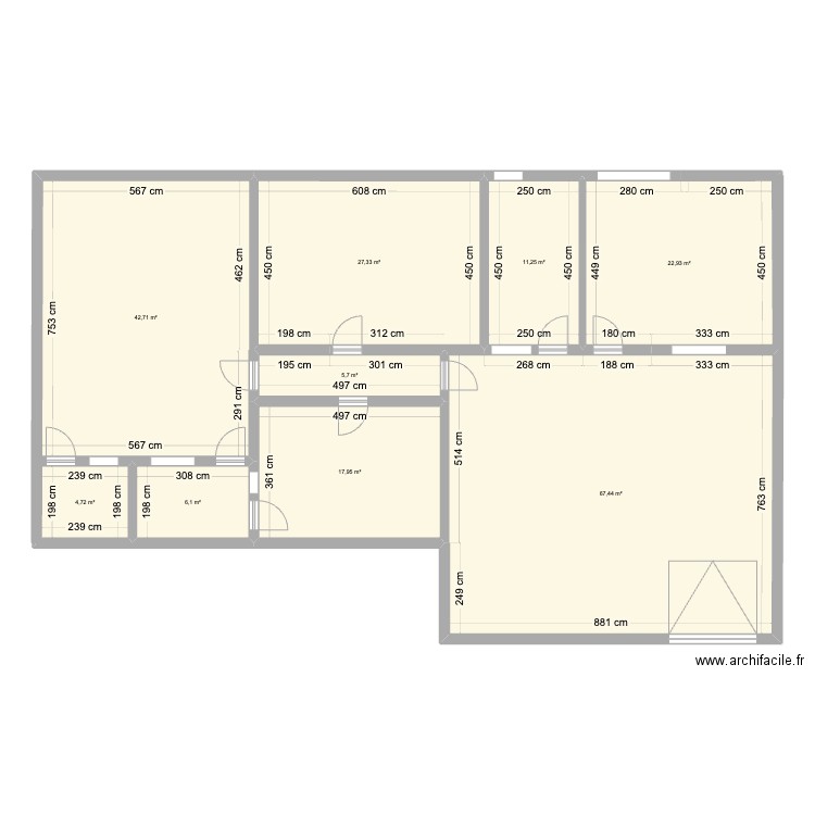 0162. Plan de 0 pièce et 0 m2