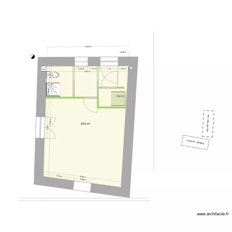 Réserve coco. Plan de Réserve coco. Plan de