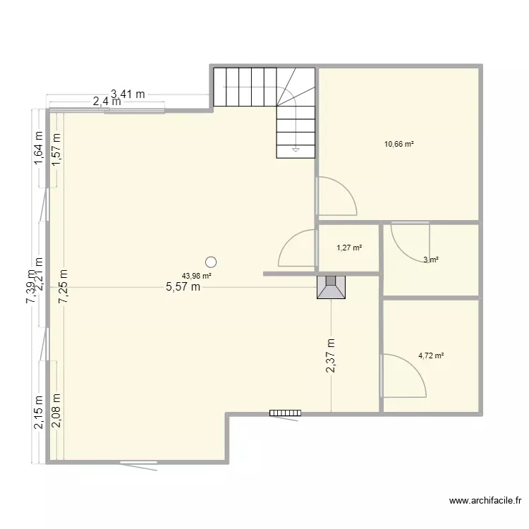 plan st Goustan. Plan de 5 Pièces et 64 m²