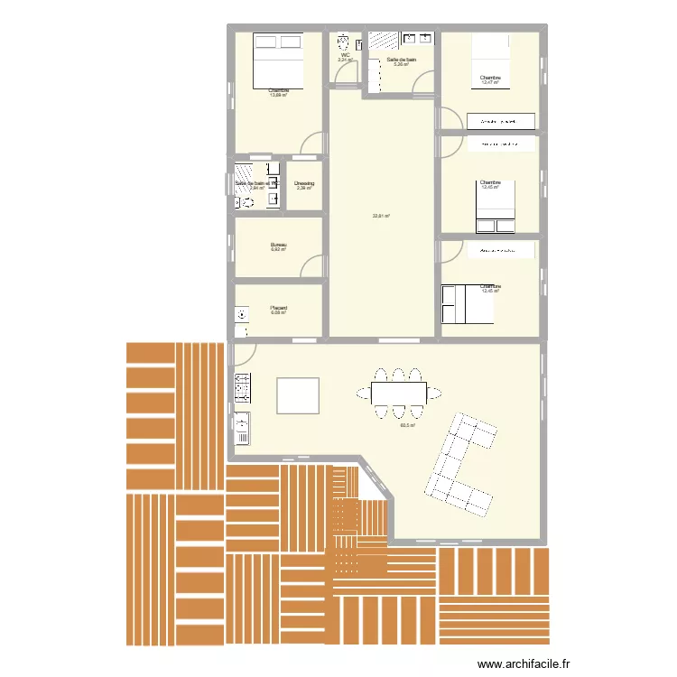 MYLENKA SIMULATION. Plan de 12  et 170 m²