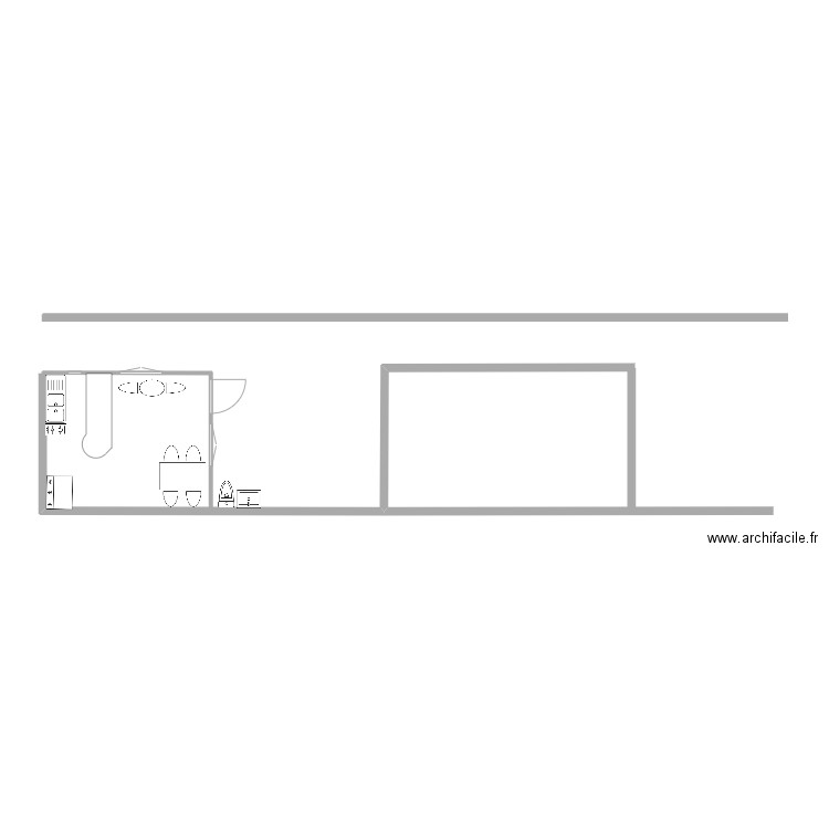 garden. Plan de 0 pièce et 0 m2