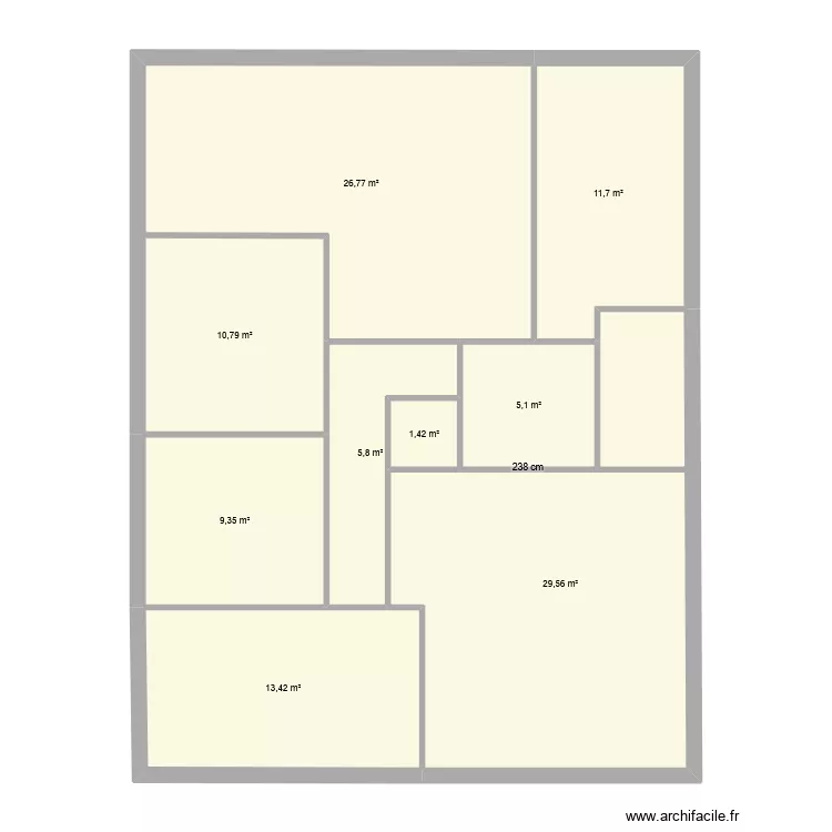 t4vauthier. Plan de 9 Pièces et 114 m² t4vauthier. Plan de 9 Pièces et 114 m²