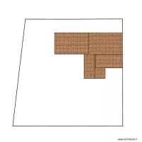 Plan de maison original + toiture