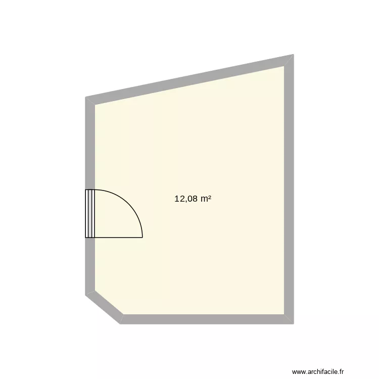Abris ALP. Plan de 1  et 12 m²