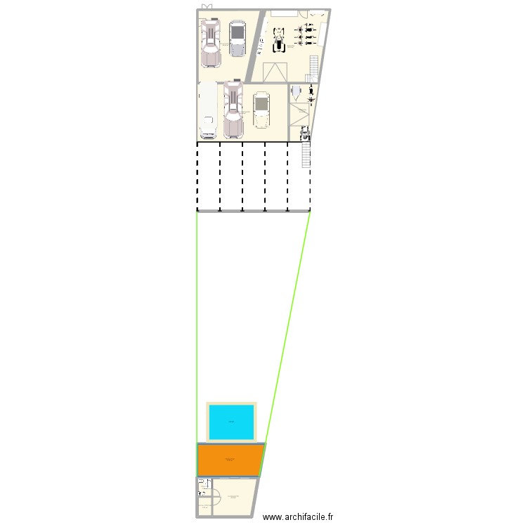 perso. Plan de 11 pièces et 364 m2