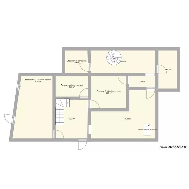 -1 Pharmacie. Surface a revoir. Plan de 9 et 98 m² -1 Pharmacie. Surface a revoir. Plan de 9 et 98 m²