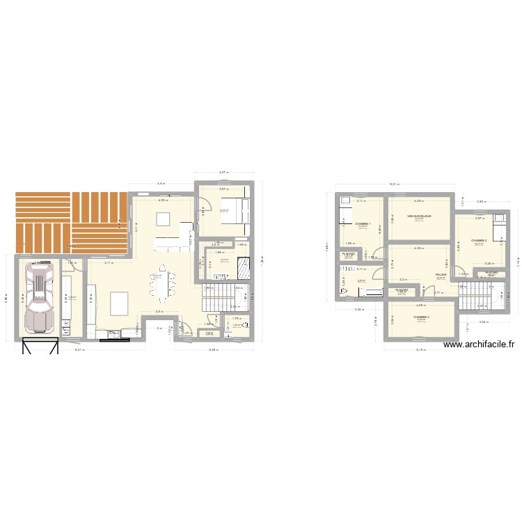 Plan maison Fresne. Plan de 0 pièce et 0 m2