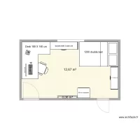 Bedroom with furniture