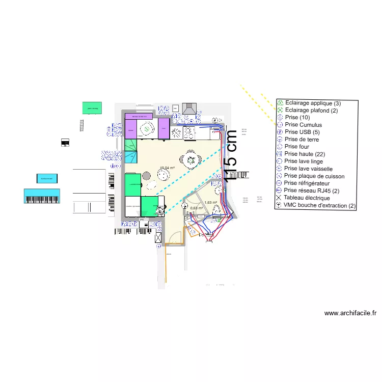 ELEC et PLOMBERIE 2. Plan de 