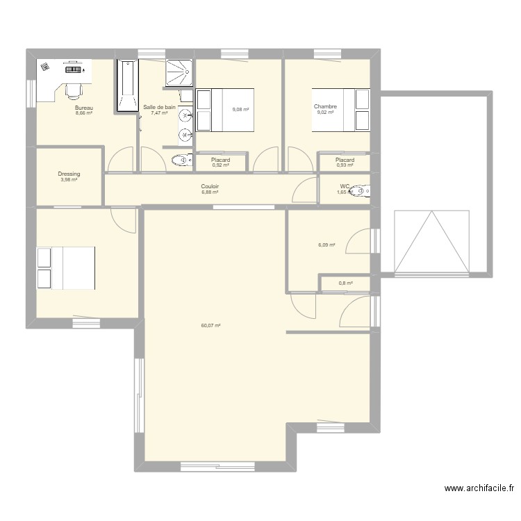 Maison Ploba PP. Plan de 12 pièces et 116 m2